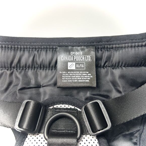 Canada Pooch The Everything Dog Harness XL Reflective No Pull Mesh Black NWT - Picture 6 of 10